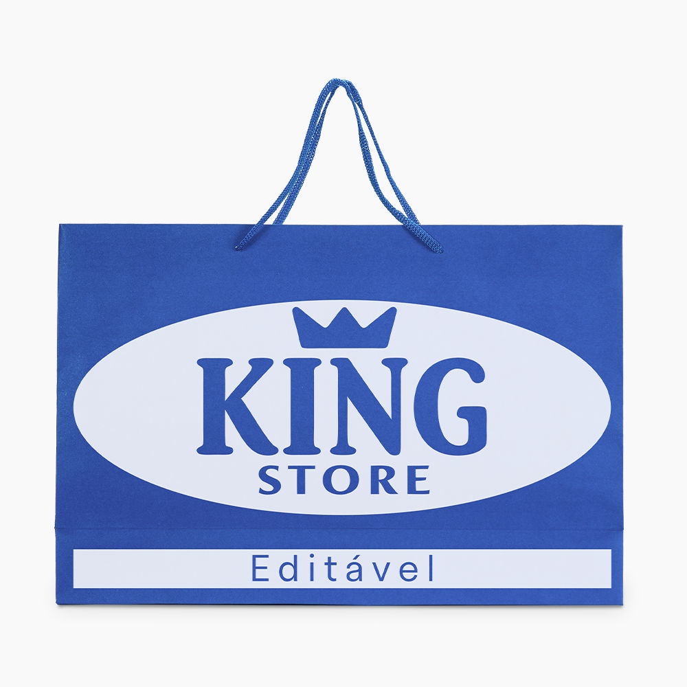 Sacola em Papel Personalizado em Silk - Basic