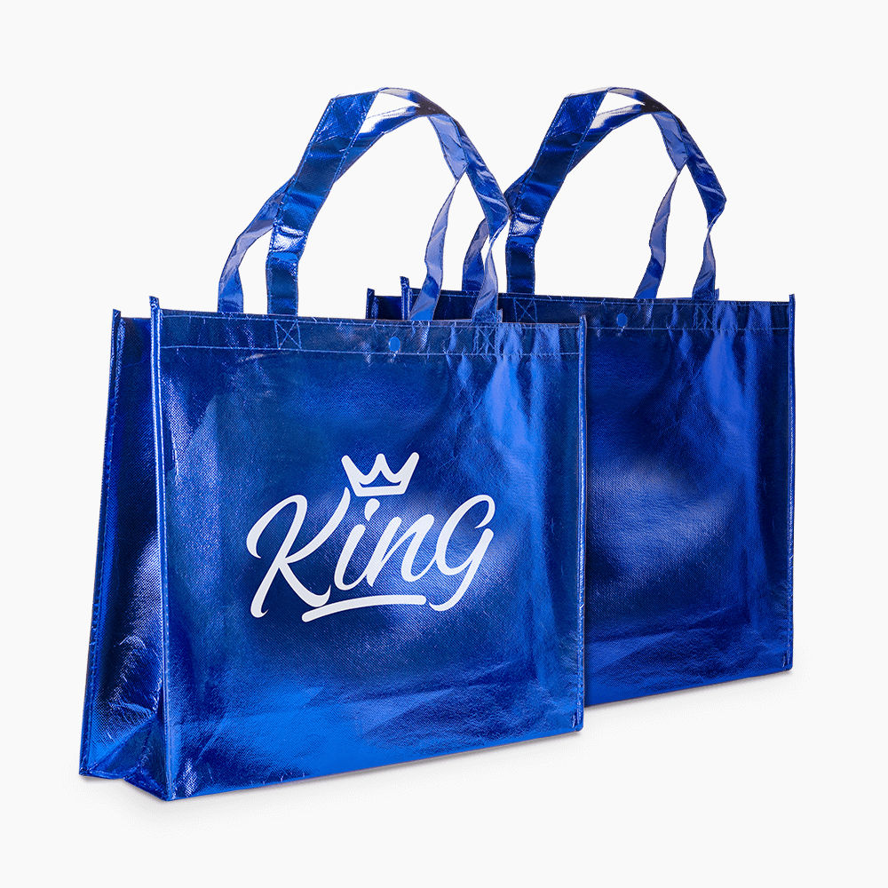 Sacola Em TNT Metálico