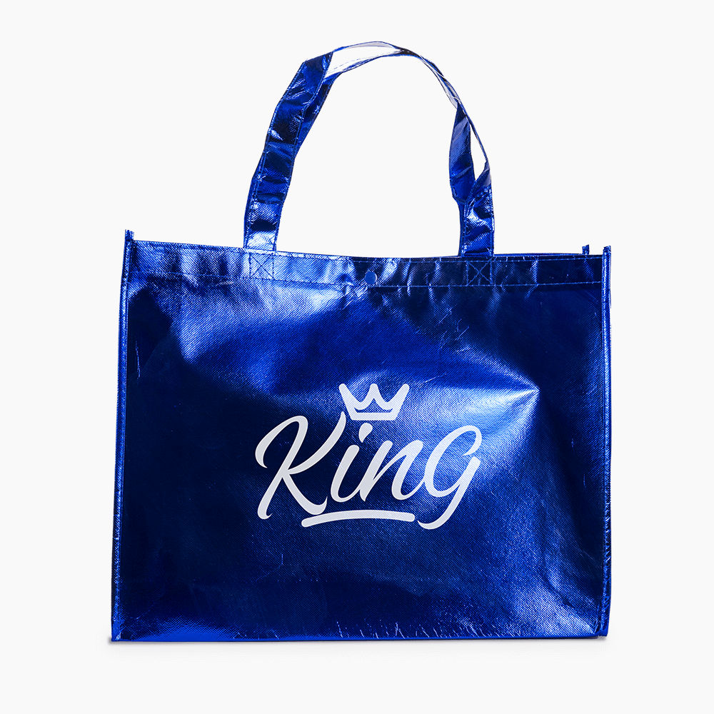 Sacola Em TNT Metálico