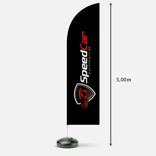 Wind Banner Completo para Piso G - Modelo Faca
