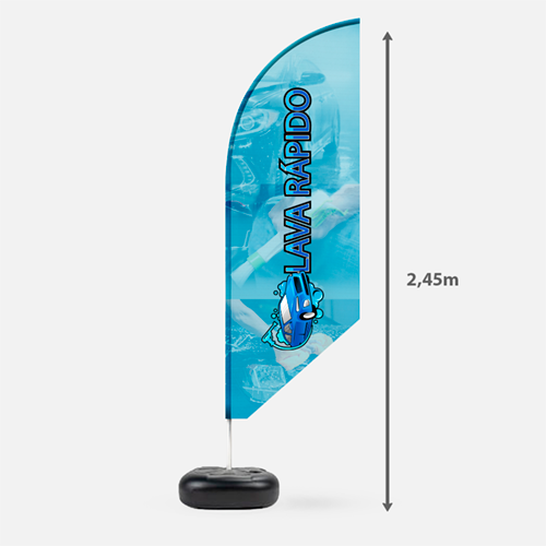 Wind Banner Completo para Piso M - Modelo Ângulo