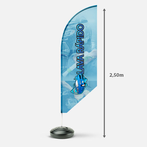 Wind Banner Kit Completo