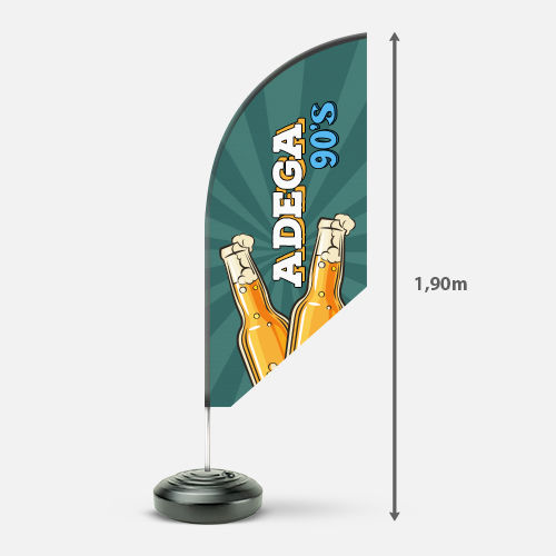 Wind Banner Completo para Piso P - Modelo Ângulo