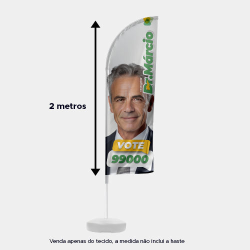 Tecido para Wind Banner Eleições