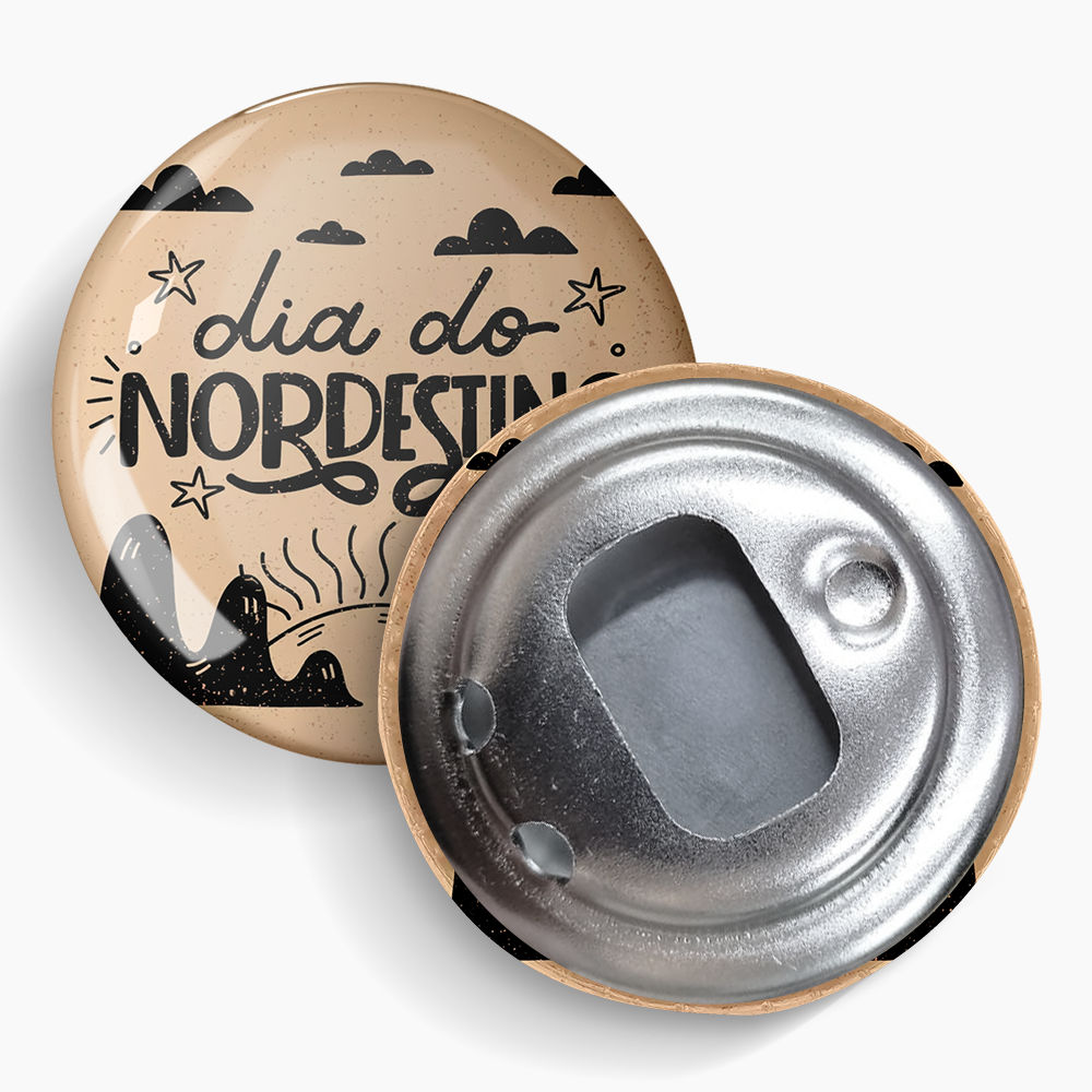 Botton Com Abridor de Garrafa