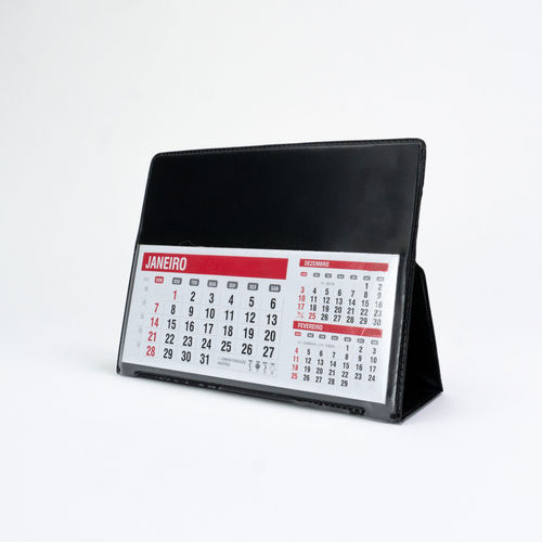 Calendário de Mesa com Base PVC 2026