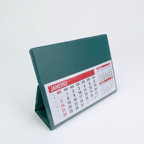 Calendário de Mesa com Base PVC 2026
