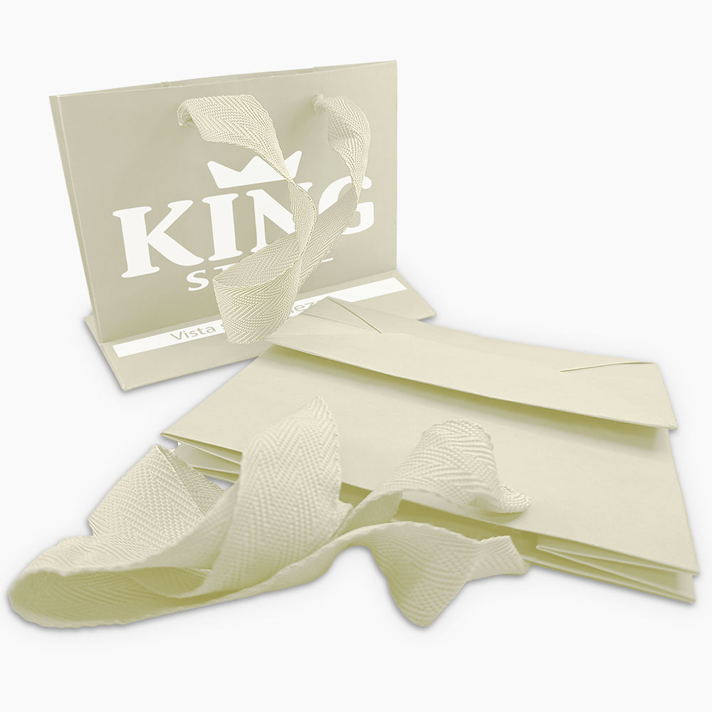 Sacola em Papel Personalizado em Silk - Premium