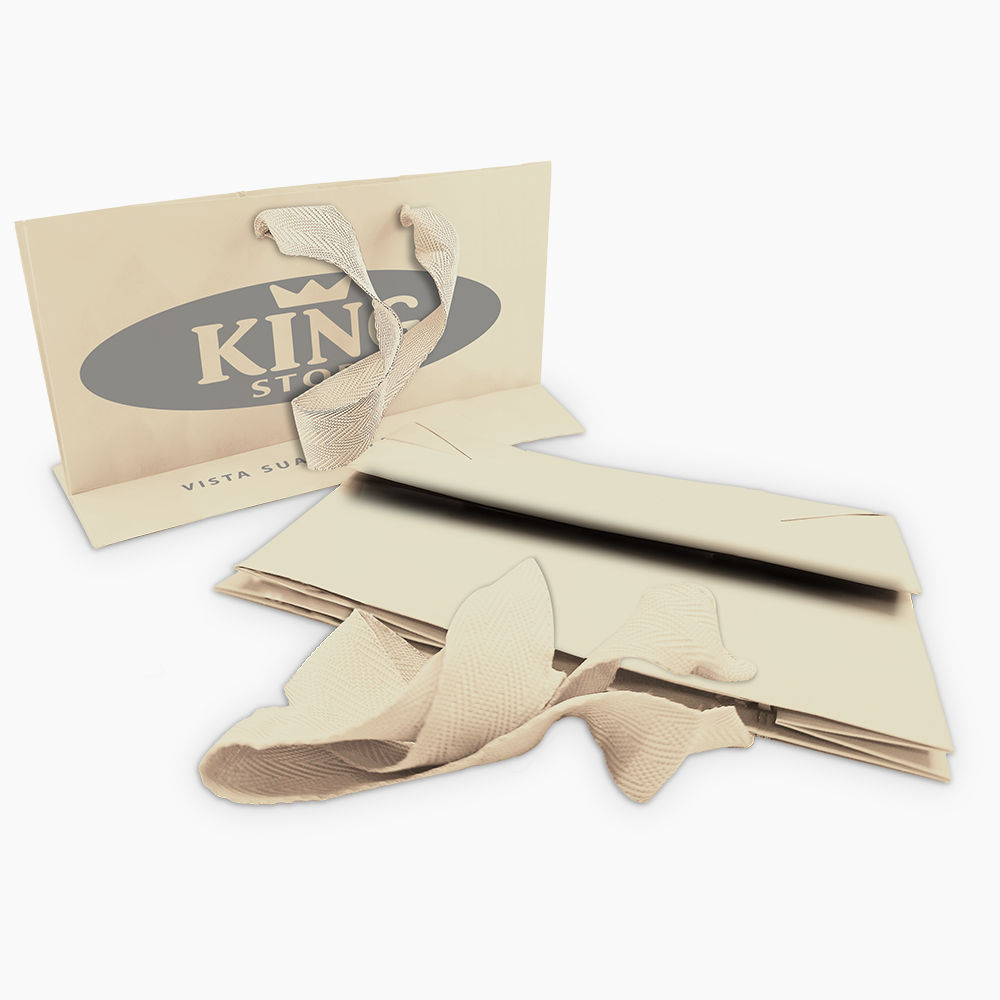 Sacola em Papel Personalizado em Silk - Premium