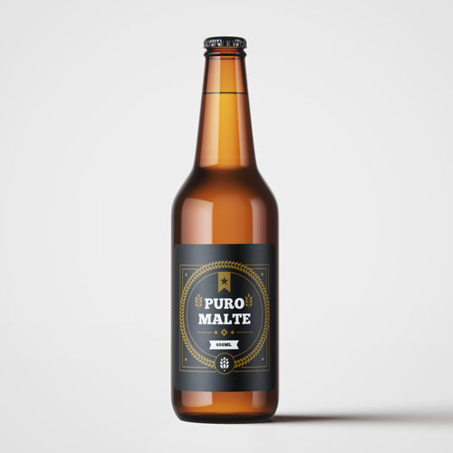 MP 7829 - Rótulo Cerveja Retangular