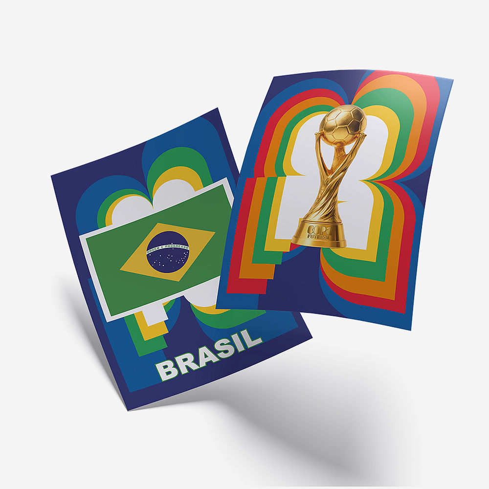 Figurinhas Adesiva Personalizada Copa