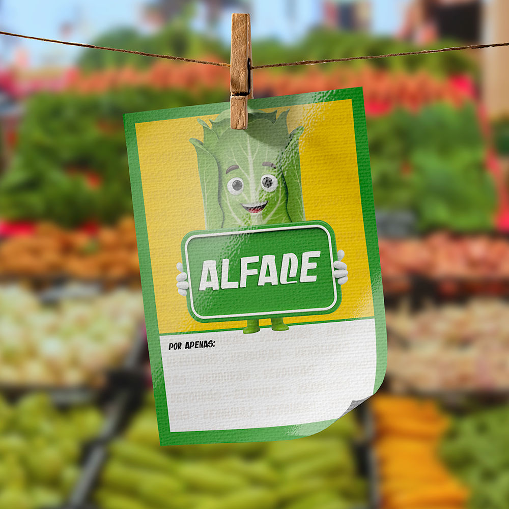 Plaquinha de Preço hortifrúti 