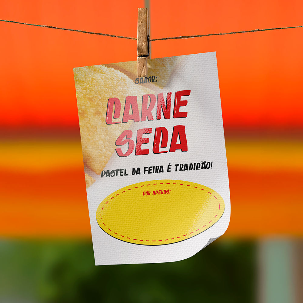 Plaquinha de Preço Pastel