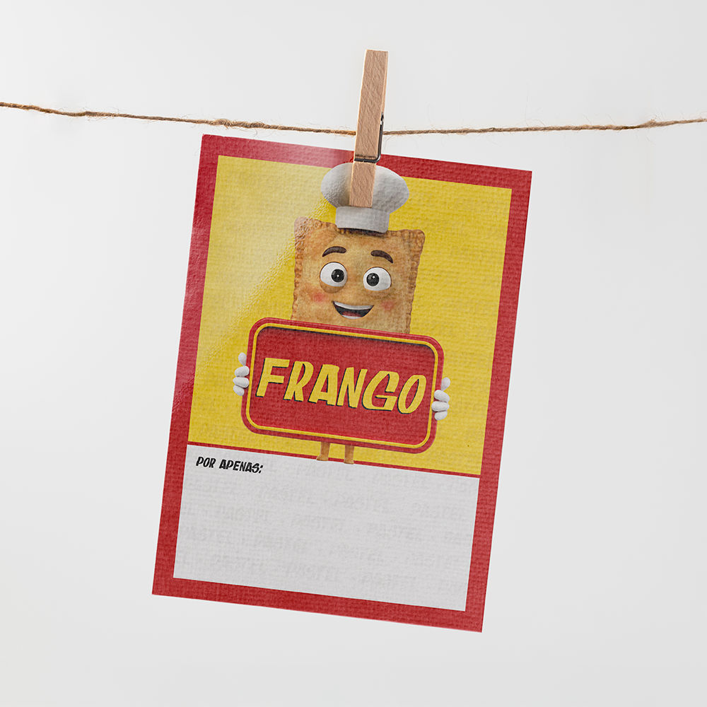 Plaquinha de Preço Pastel