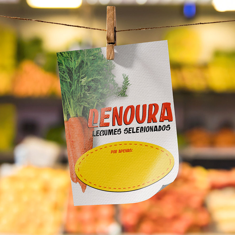 Plaquinha de Preço hortifrúti 
