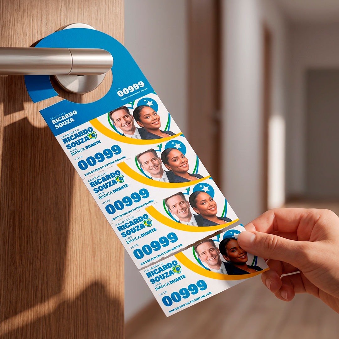 Colinha Aviso de Porta - Display de Retrovisor