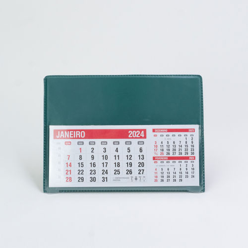 Calendário de Mesa com Base PVC