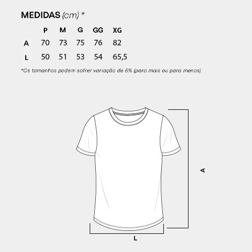 Camiseta Básica Unissex