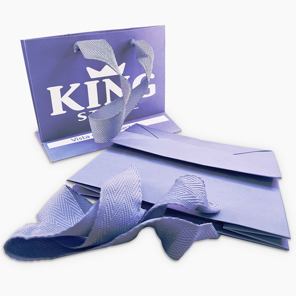 Sacola em Papel Personalizado em Silk - Premium