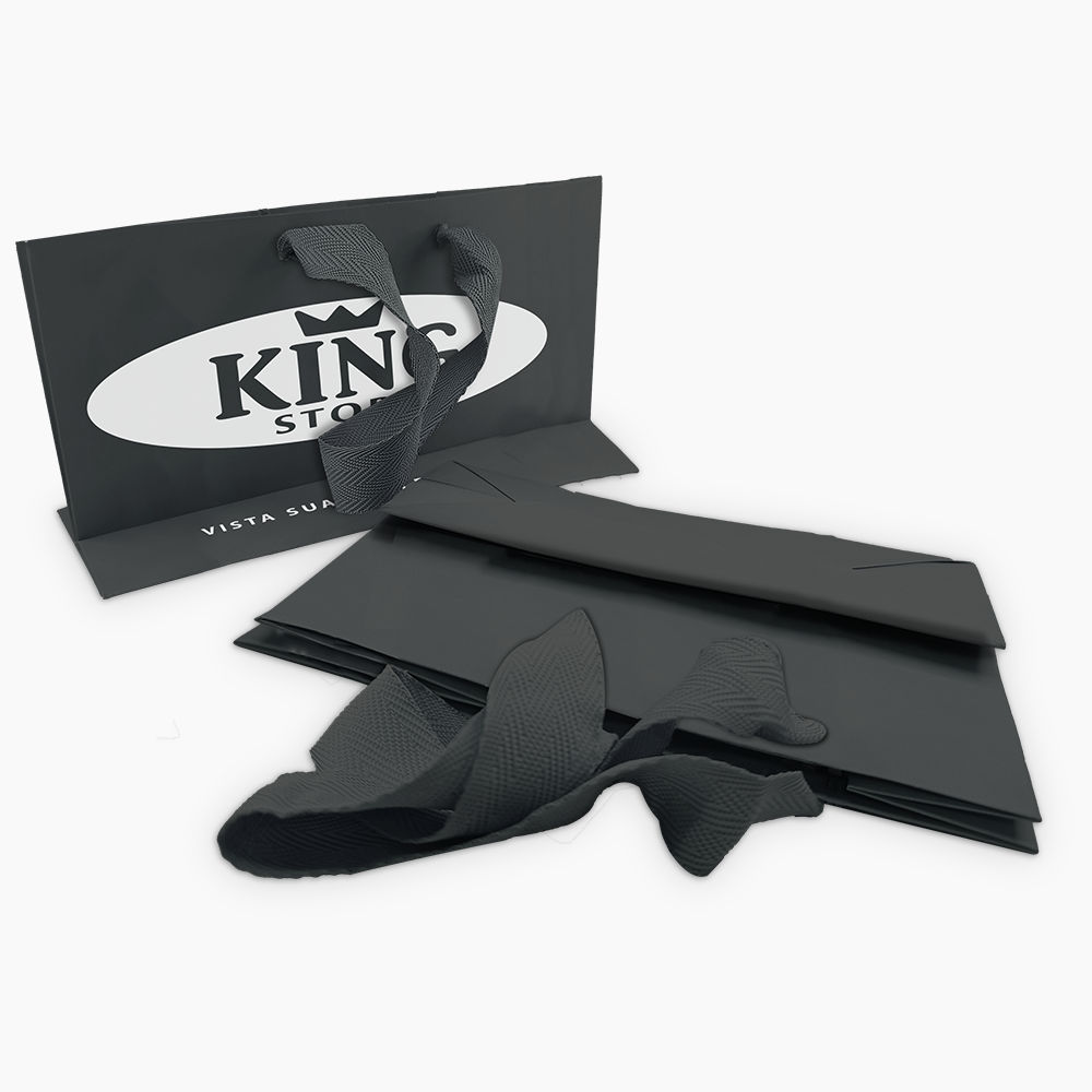 Sacola em Papel Personalizado em Silk - Premium