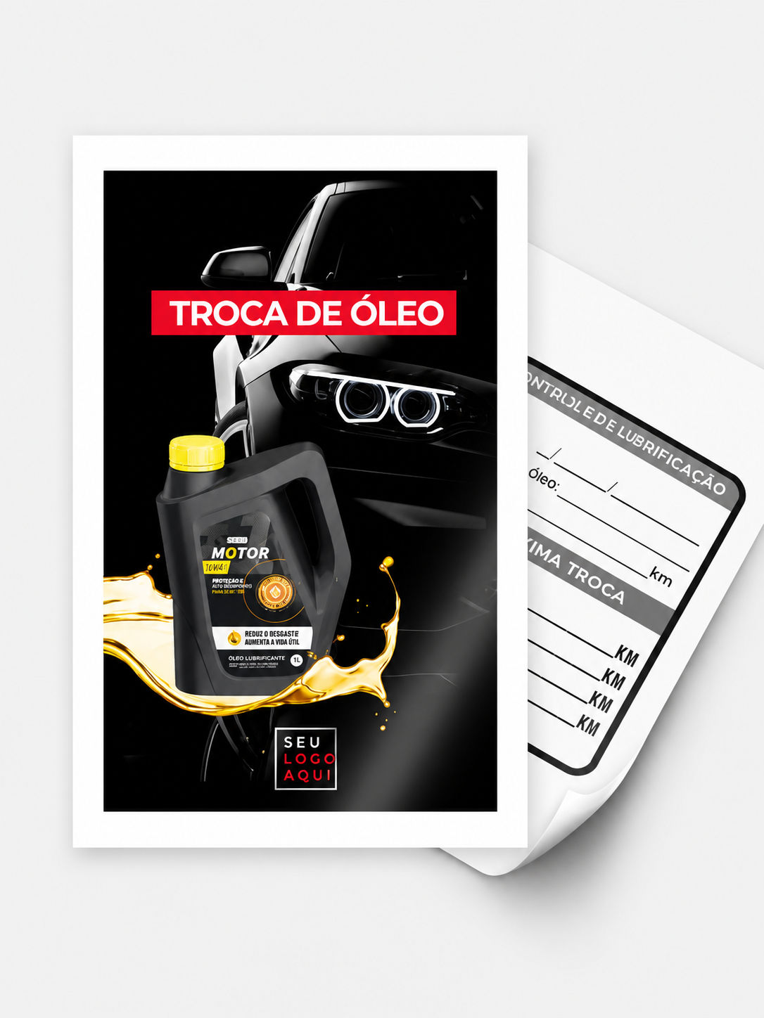 Adesivo Troca de Óleo