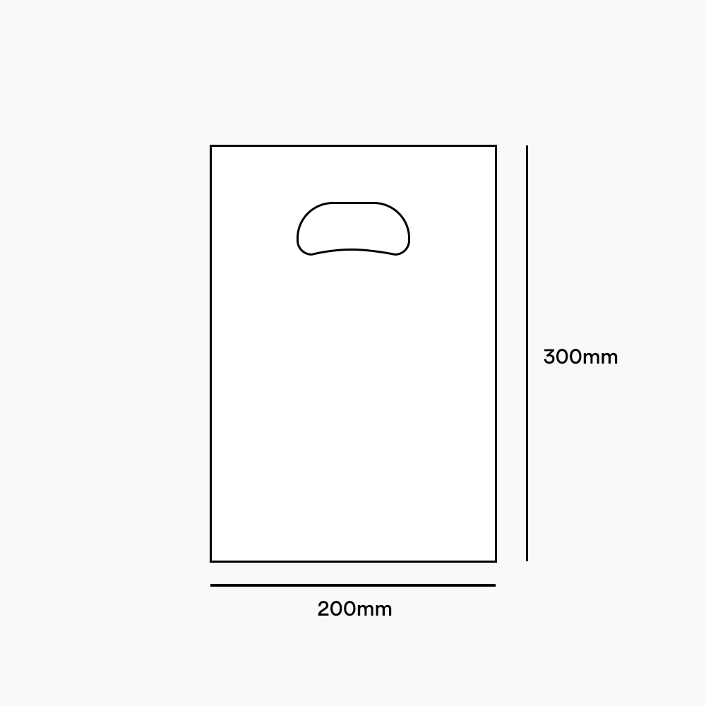 Sacola Plástica com Alça Vazada