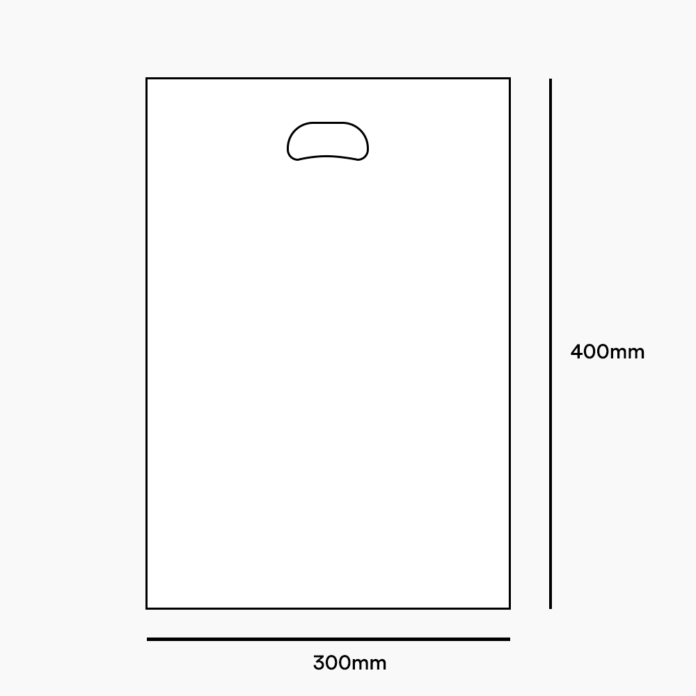 Sacola Plástica com Alça Vazada