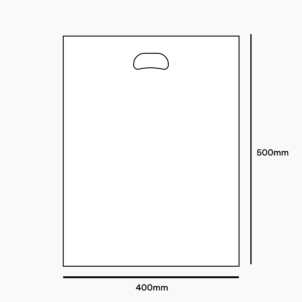 Sacola Plástica com Alça Vazada
