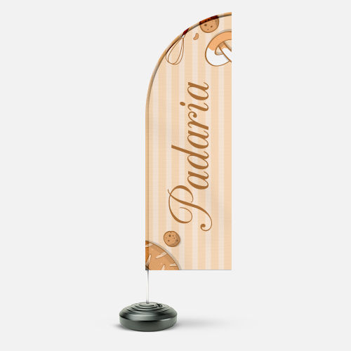 Wind Banner Completo para Piso M - Modelo Faca