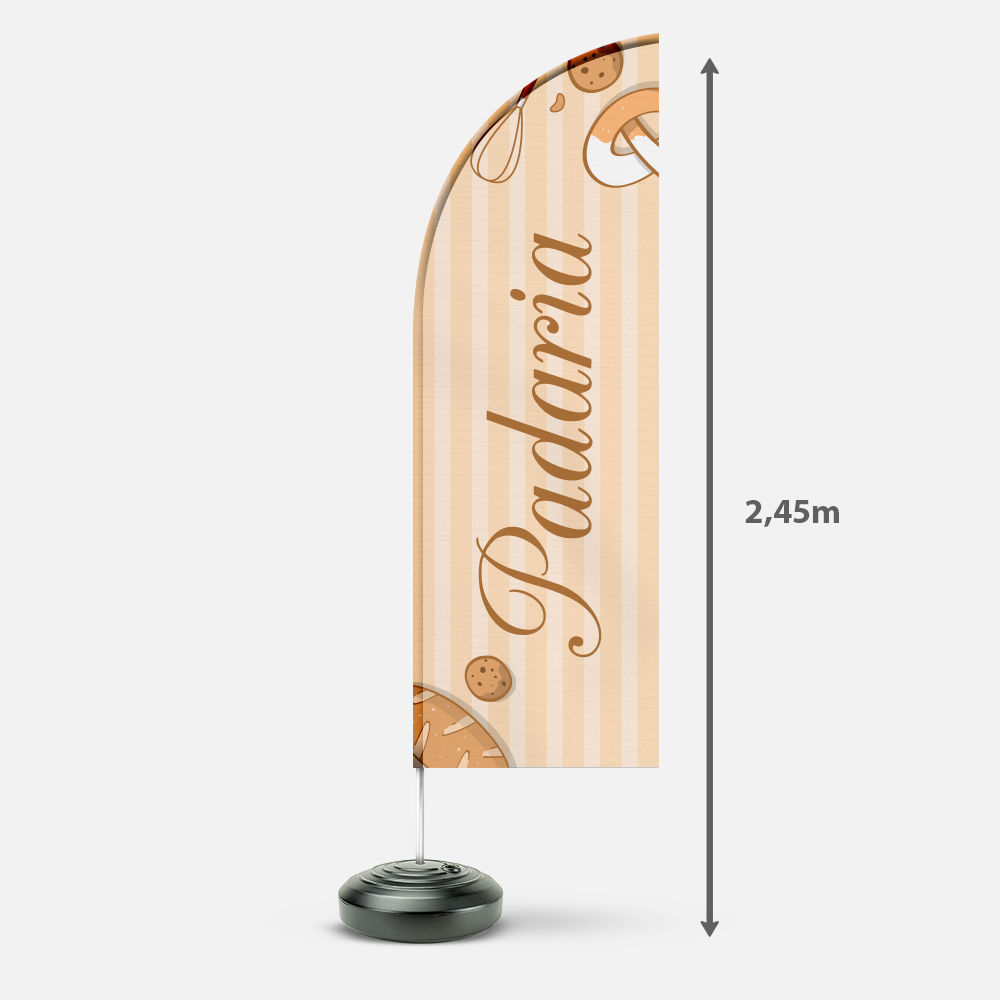 Wind Banner Completo para Piso M - Modelo Faca