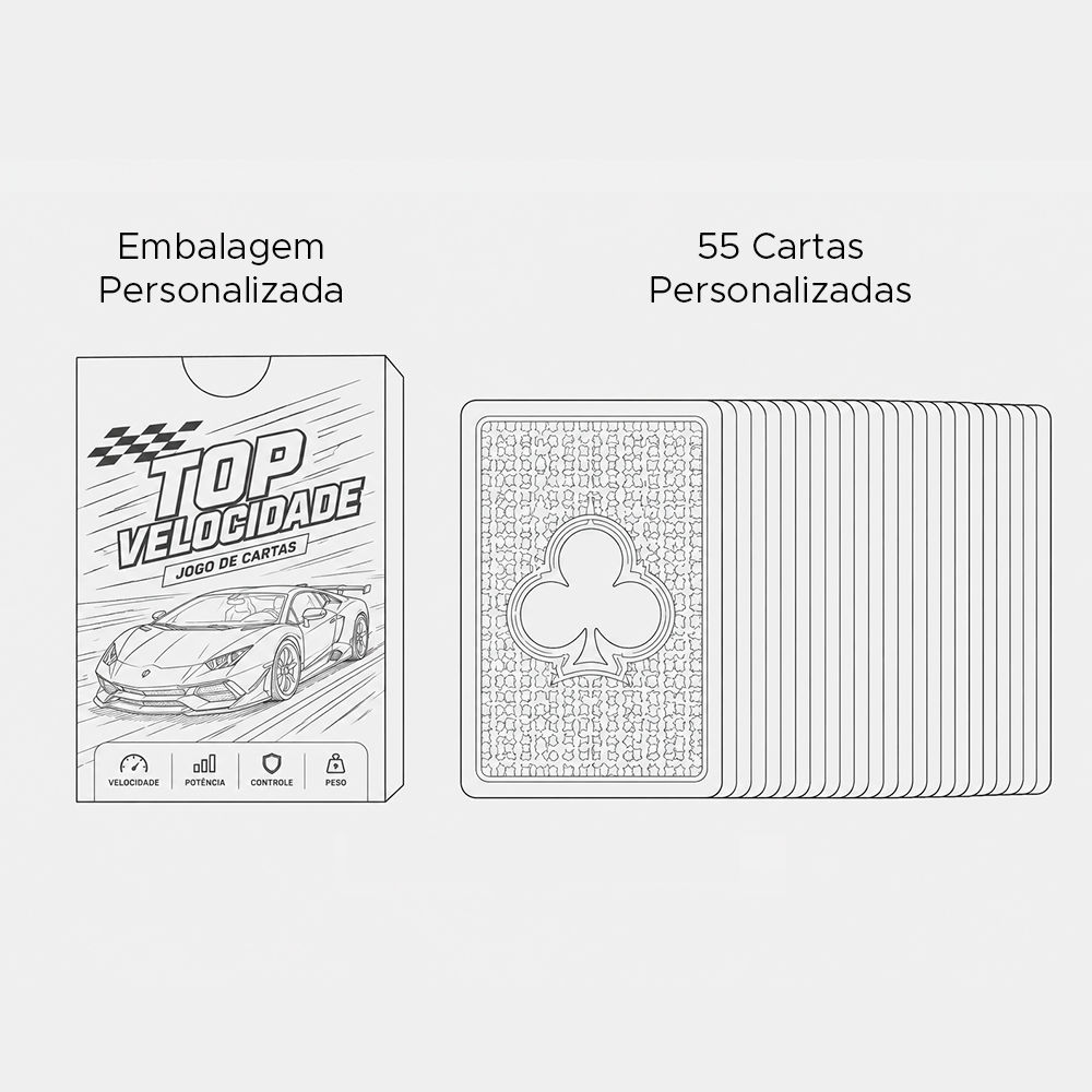 Baralho Personalizado Embalagem Personalizada