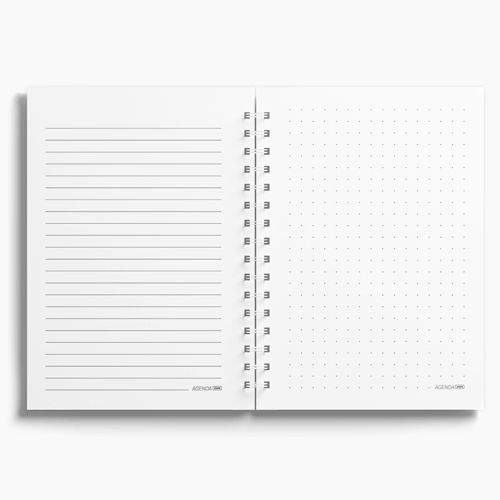 Agenda Premium Diária Mármore Branco