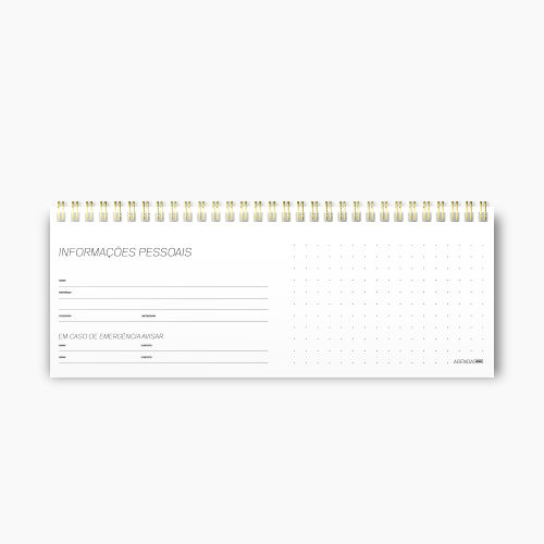 Agenda Premium Teclado Executivo Preto