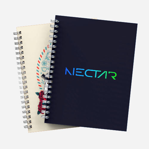 Caderno Capa Dura Com Pautas 48fls