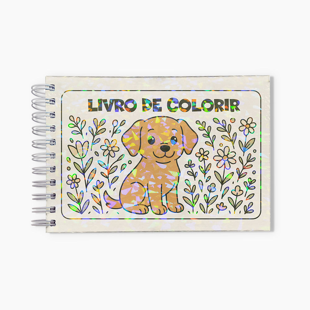 Livro de Colorir A5 - Caderno de Desenho Pintura