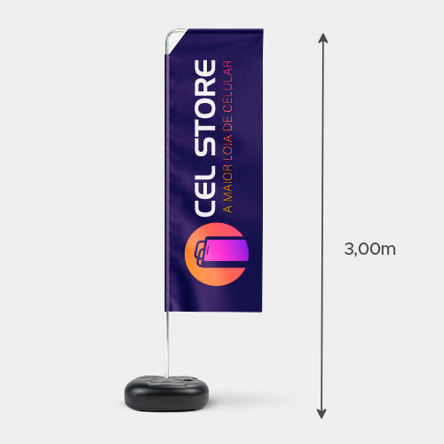 Wind Banner Completo para Piso G - Modelo Retangular