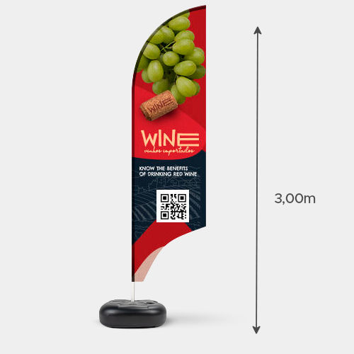 Wind Banner Completo para Piso G - Modelo Vela