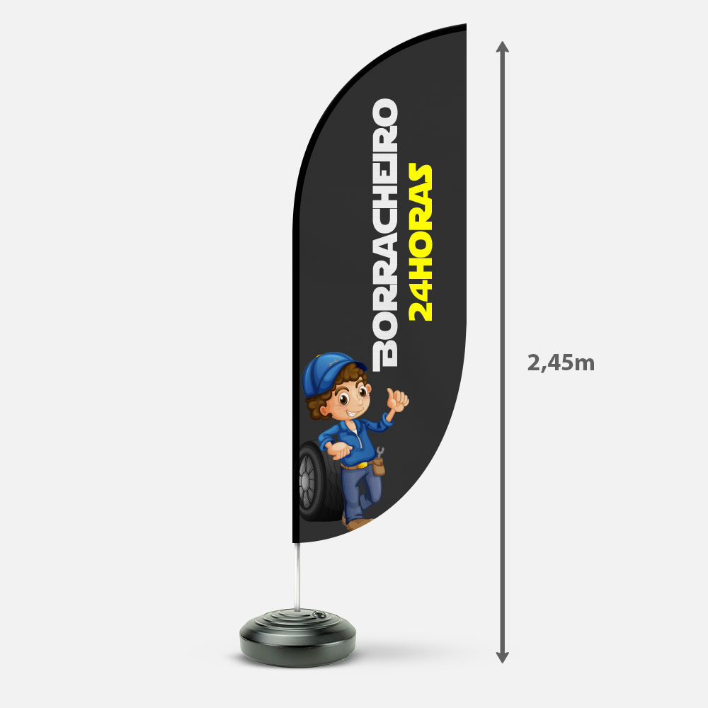 Wind Banner Completo para Piso M - Modelo Pena