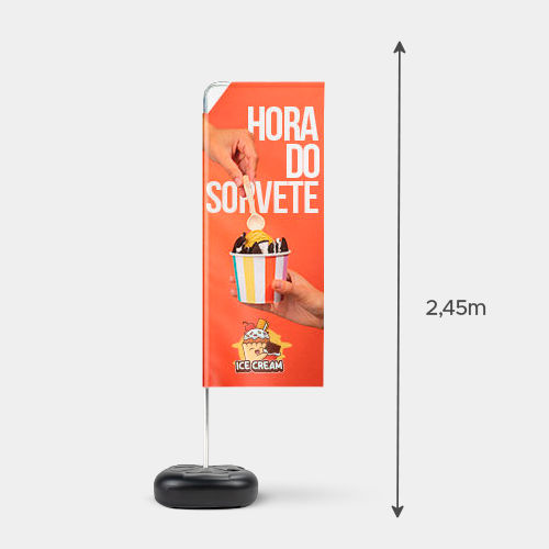 Wind Banner Completo para Piso M - Modelo Retangular