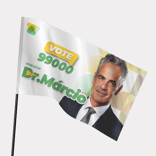 Bandeira em Tecido Política