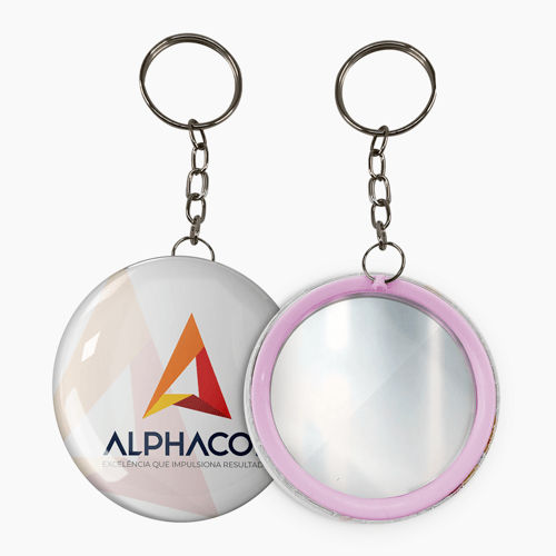 Botton Chaveiro Espelho
