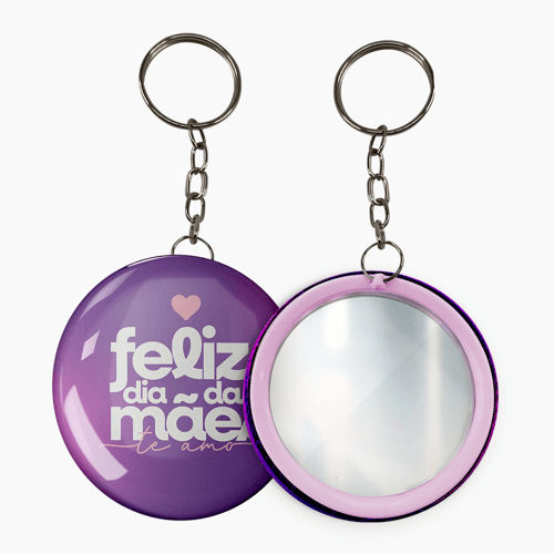 Botton Chaveiro Espelho