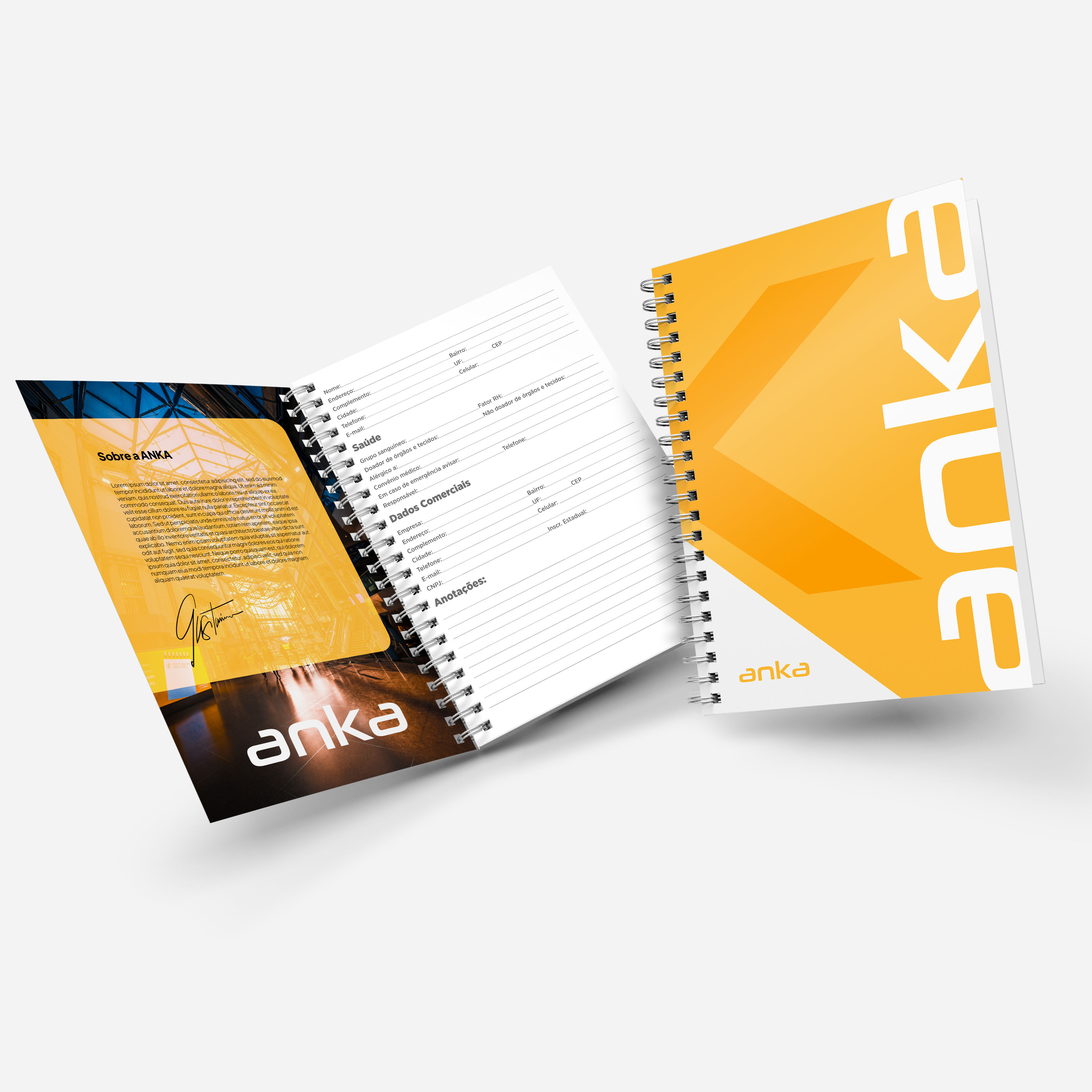 Caderno Capa Dura Sem Pautas 96fls