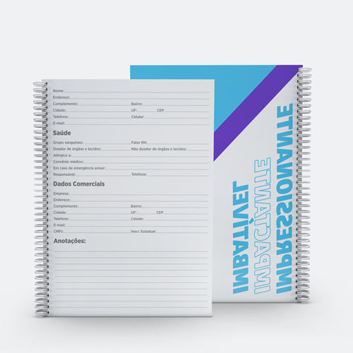 Caderno Personalizado