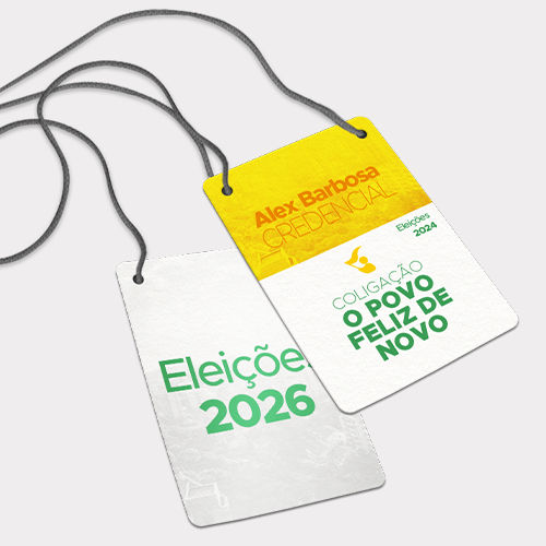 Crachá para Delegado e Fiscal