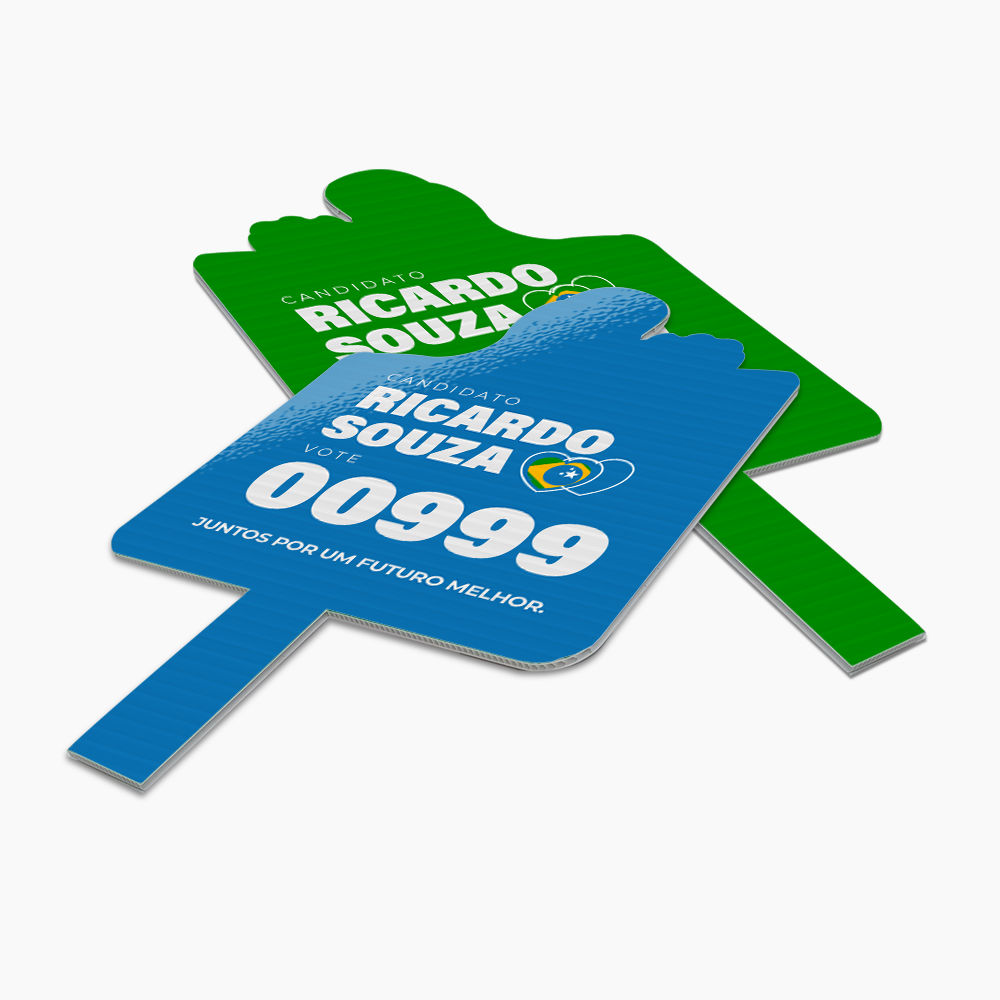 Placa Pirulito Eleições