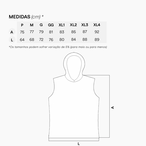 Regata com Capuz Masculina