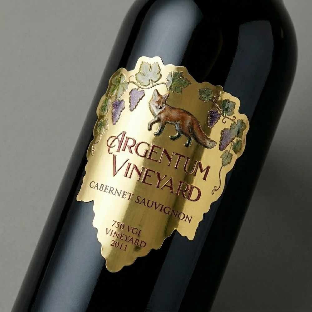 Rótulo para Garrafa de Vinho 375ml