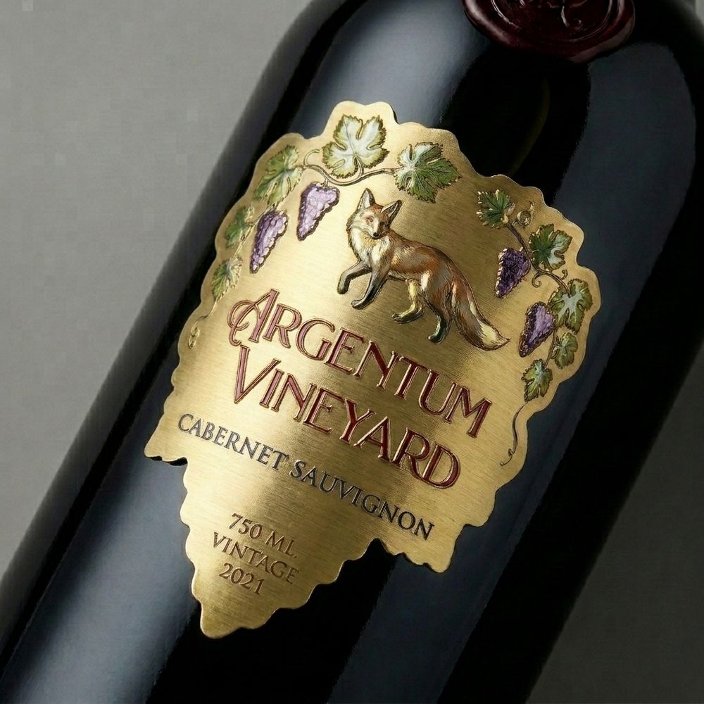 Rótulo para Garrafa de Vinho 750ml