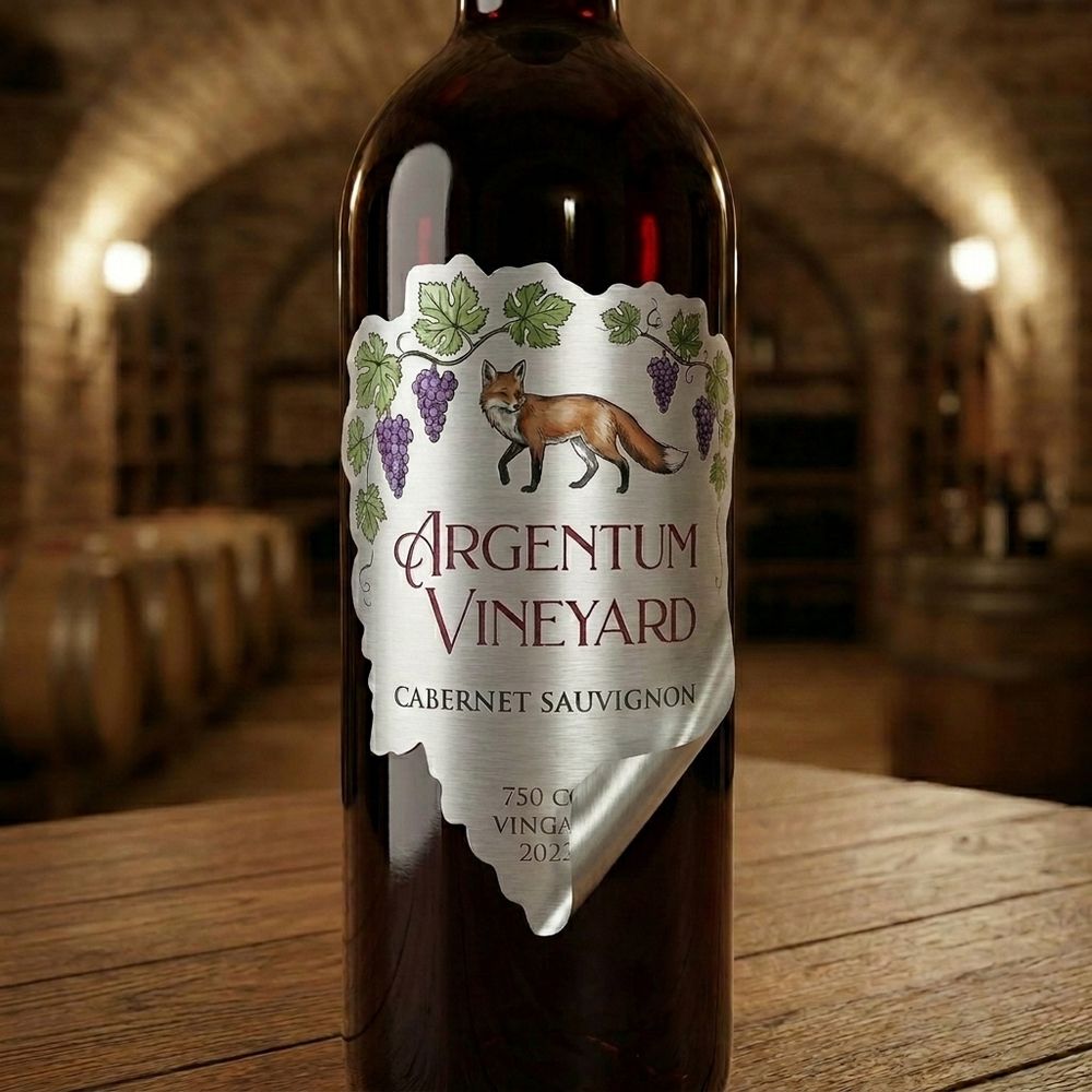 Rótulo para Garrafa de Vinho 750ml